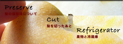 梨の保存〜冷蔵まで